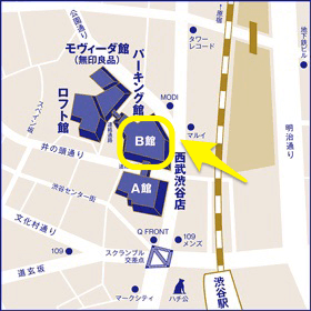 西武渋谷の地図